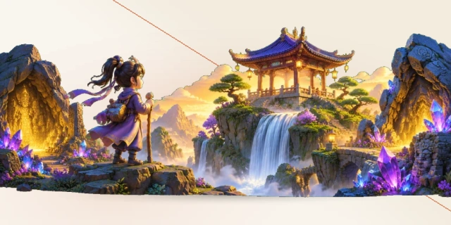 江山美景画